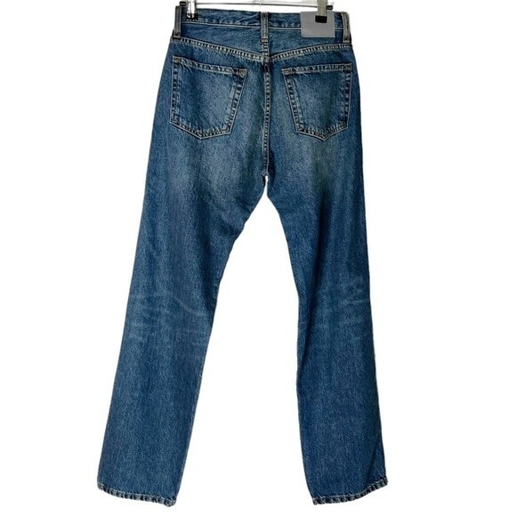 6397 NWT Slim Skinny Jeans Women’s Size 26 Clean Dark High Rise Italian Denim - Picture 5 of 15